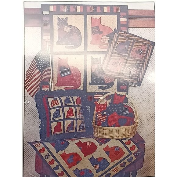 Alley Cats Quilt Pattern By Mumms The Word Vintage Sewing Craft Kit - Picture 2 of 2